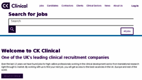What Ckclinical.co.uk website looked like in 2017 (6 years ago)