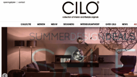 What Cilo.nl website looked like in 2017 (6 years ago)