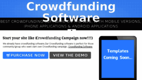 What Crowdfundingscript.com website looked like in 2017 (6 years ago)