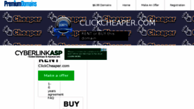 What Clickcheaper.com website looked like in 2017 (6 years ago)