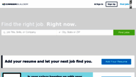 What Careerbuilders.com website looked like in 2017 (6 years ago)