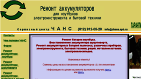What Chans.spb.ru website looked like in 2017 (6 years ago)