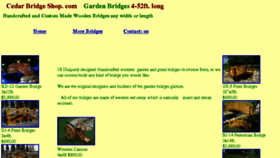 What Cedarbridgeshop.com website looked like in 2017 (6 years ago)
