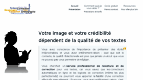 What Correction-orthographe-grammaire.com website looked like in 2017 (6 years ago)