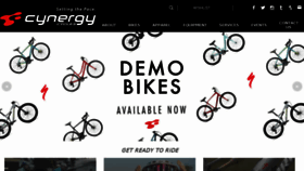 What Cynergycycles.com website looked like in 2017 (6 years ago)