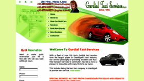 What Chandigarhtaxiservices.com website looked like in 2017 (6 years ago)
