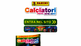 What Calciatoripanini.it website looked like in 2017 (6 years ago)