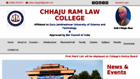 What Crlawcollege.com website looked like in 2017 (6 years ago)