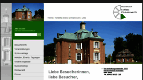 What Clemenswerth.de website looked like in 2017 (6 years ago)