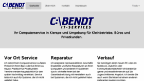 What Cbendt.de website looked like in 2017 (6 years ago)