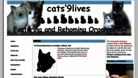 What Cats9lives.co.za website looked like in 2017 (6 years ago)