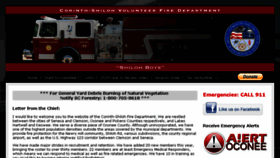 What Corinthshilohfd.com website looked like in 2017 (6 years ago)