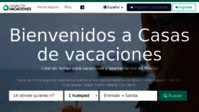 What Casasdevacaciones.com.mx website looked like in 2017 (6 years ago)
