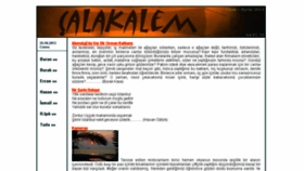 What Calakalem.com website looked like in 2017 (6 years ago)