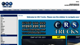 What Crstrucks.co.uk website looked like in 2017 (6 years ago)