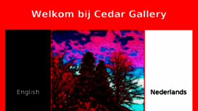 What Cedargallery.nl website looked like in 2017 (6 years ago)