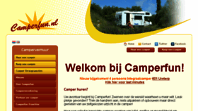What Camperfun.nl website looked like in 2017 (6 years ago)