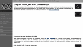 What Computeragency.de website looked like in 2017 (6 years ago)