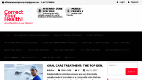 What Correctyourhealth.org website looked like in 2017 (6 years ago)