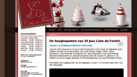 What Cakedufortin.nl website looked like in 2017 (6 years ago)