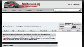 What Crossfireforum.org website looked like in 2017 (6 years ago)