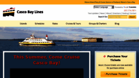 What Cascobaylines.com website looked like in 2017 (6 years ago)