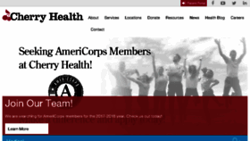 What Cherryhealth.org website looked like in 2017 (6 years ago)