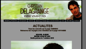 What Christiandelagrange.com website looked like in 2017 (6 years ago)