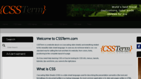 What Cssterm.com website looked like in 2017 (6 years ago)