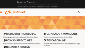 What Candemasjor.es website looked like in 2017 (6 years ago)