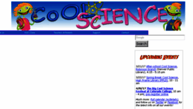 What Coolscience.org website looked like in 2017 (6 years ago)