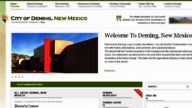 What Cityofdeming.org website looked like in 2017 (6 years ago)