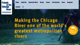 What Chicagoriver.org website looked like in 2017 (6 years ago)