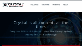 What Crystalcc.com website looked like in 2017 (6 years ago)