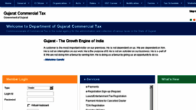 What Commercialtax.gujarat.gov.in website looked like in 2017 (6 years ago)