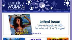 What Carolinawoman.com website looked like in 2017 (6 years ago)
