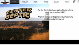What Centerseptic.com website looked like in 2017 (6 years ago)