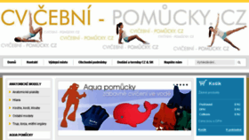 What Cvicebni-pomucky.cz website looked like in 2017 (6 years ago)