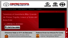 What Centrotoyota.com website looked like in 2017 (6 years ago)