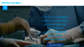 What Clinicsinsurgery.com website looked like in 2017 (6 years ago)