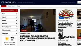 What Croatia.ch website looked like in 2017 (6 years ago)