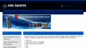 What Cnc-sklep.pl website looked like in 2017 (6 years ago)
