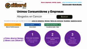 What Citiservi.com.mx website looked like in 2017 (6 years ago)