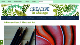 What Creativeinchicago.com website looked like in 2017 (6 years ago)