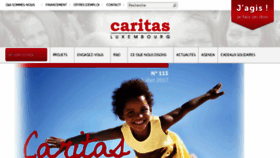What Caritas.lu website looked like in 2017 (6 years ago)