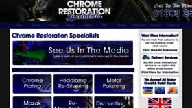 What Chromerestorationspecialist.co.uk website looked like in 2017 (6 years ago)