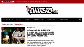 What Churero.com website looked like in 2017 (6 years ago)