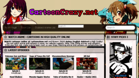 What Cartoonshow.net website looked like in 2017 (6 years ago)