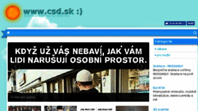 What Csd.sk website looked like in 2017 (6 years ago)