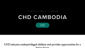 What Chdcambodia.org website looked like in 2017 (6 years ago)